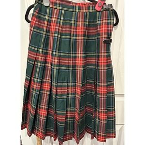 Hector Russel Tartan Kilt Scottish Traditional Handmade Pleated Schoolgirl